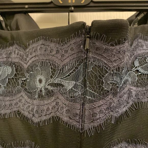 NWT Tadashi Shoji full length strapless lace gown - Picture 8 of 11